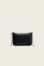 Women Black Mini Beaded Bag Elegant Evening and Daily Mini Handbag Photograph-1